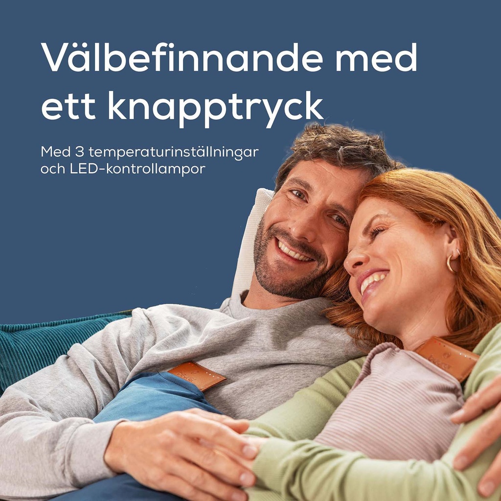 Värmekudde HK 77 Sladdlös komfort Obsidian-Blue