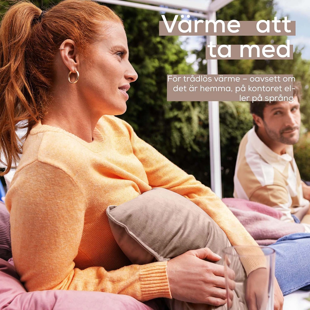 Värmekudde HK 77 Sladdlös komfort Smokey-Taupe