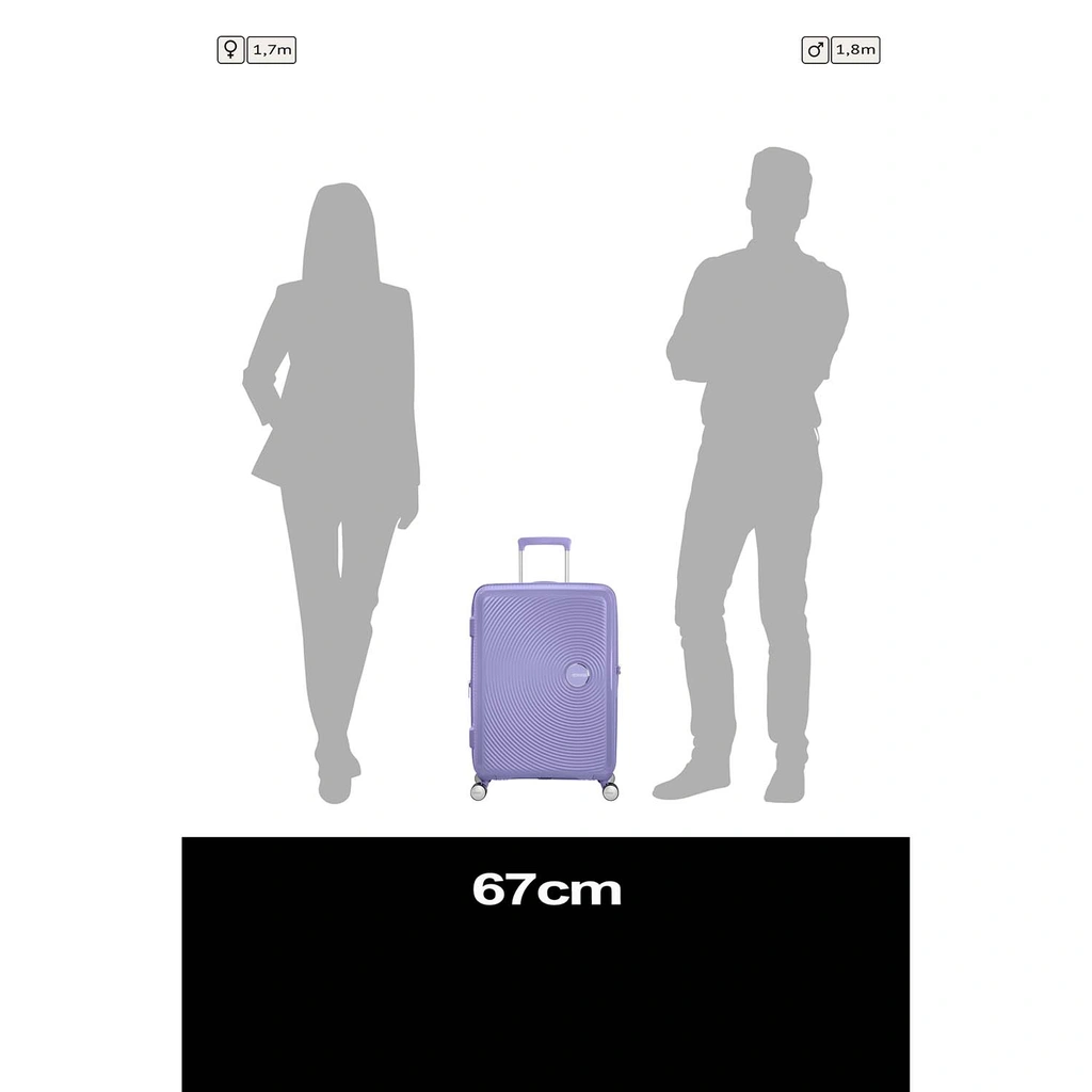 Resväska Soundbox 67 Exp. Medium Lavender