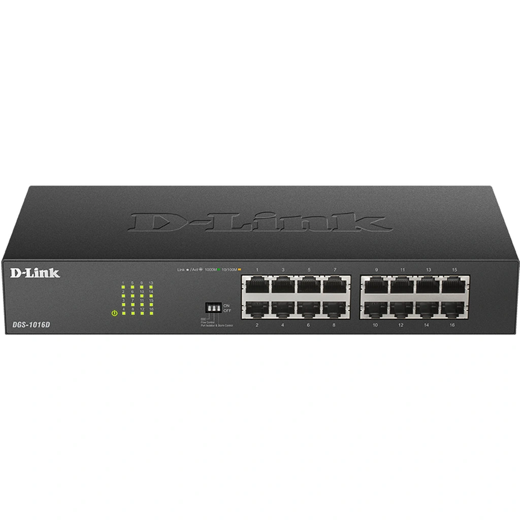 DGS-1016D 16-Port Gigabit Desktop Switch