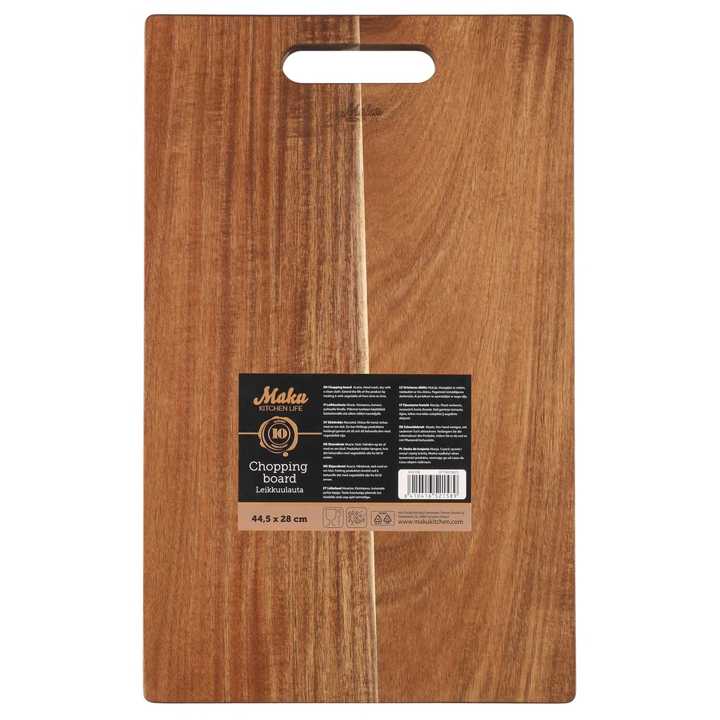 Skärbräda akaciaträ 44,5x28 cm