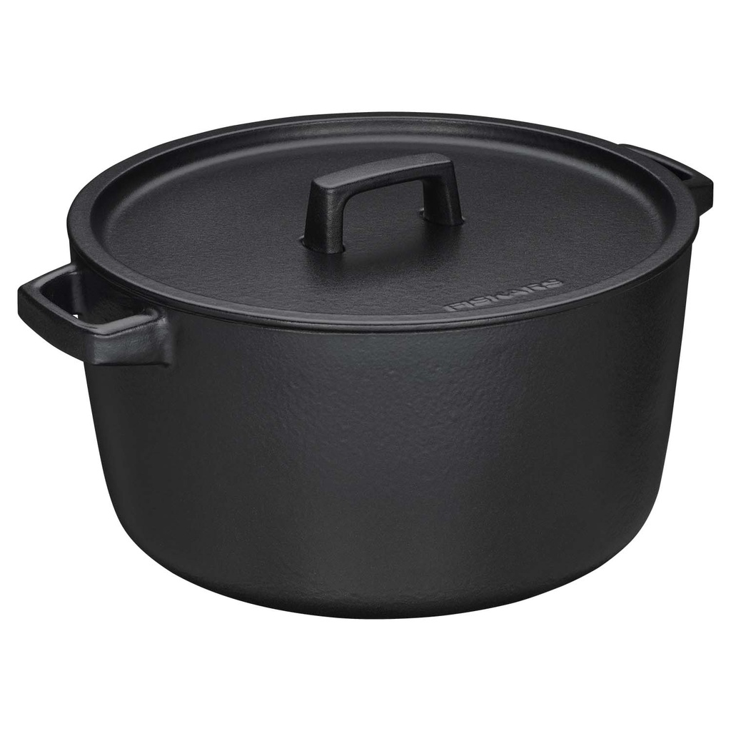 Gryta med lock Folken 6 L emaljerad