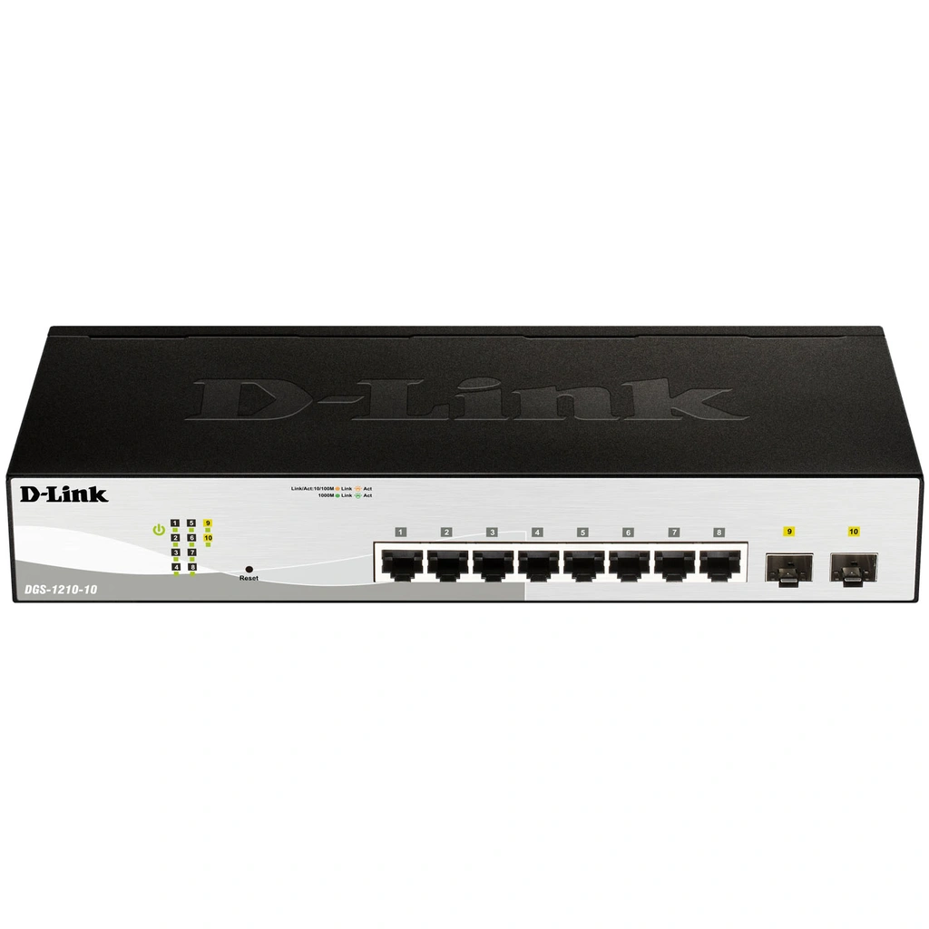DGS-1210-10 10-Port Gigabit Smart+ Managed Switch