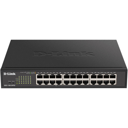 DGS-1100-24PV2 24-Port Gigabit PoE Smart Managed Switch