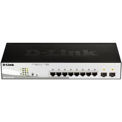 DGS-1210-10P 10-Port Gigabit PoE Smart+ Managerad Switch