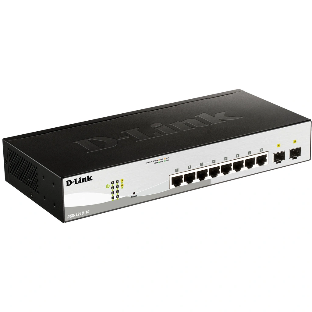 DGS-1210-10 10-Port Gigabit Smart+ Managed Switch