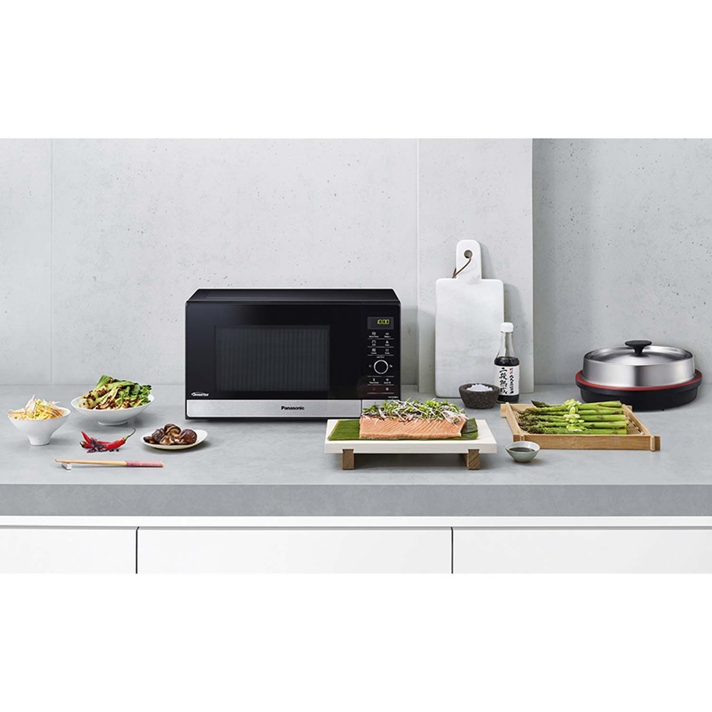 Mikrovågsugn 29L 1000W Rostfri NN-GD38QSEPG
