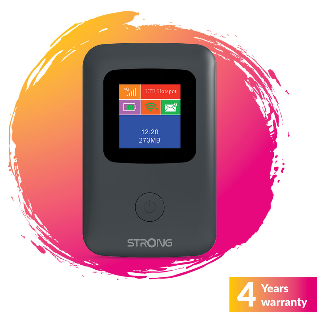 4G MiFi Hotspot WiFi 150 Mbit/s med display