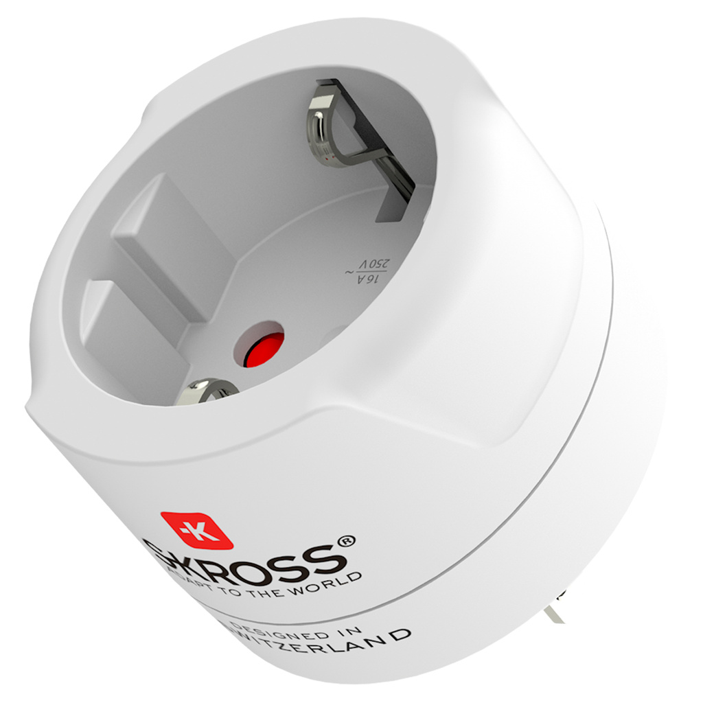 Reseadapter Europa till USA m.fl. Jordad