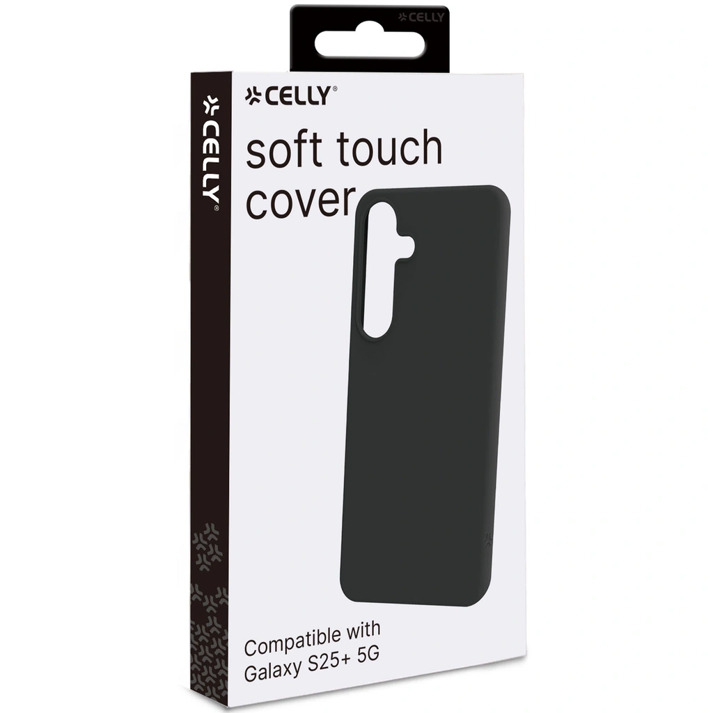 Cromo Soft rubber case Galaxy S25+ Svart