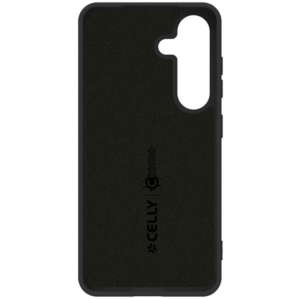 Cromo Soft rubber case Galaxy S25 Svart