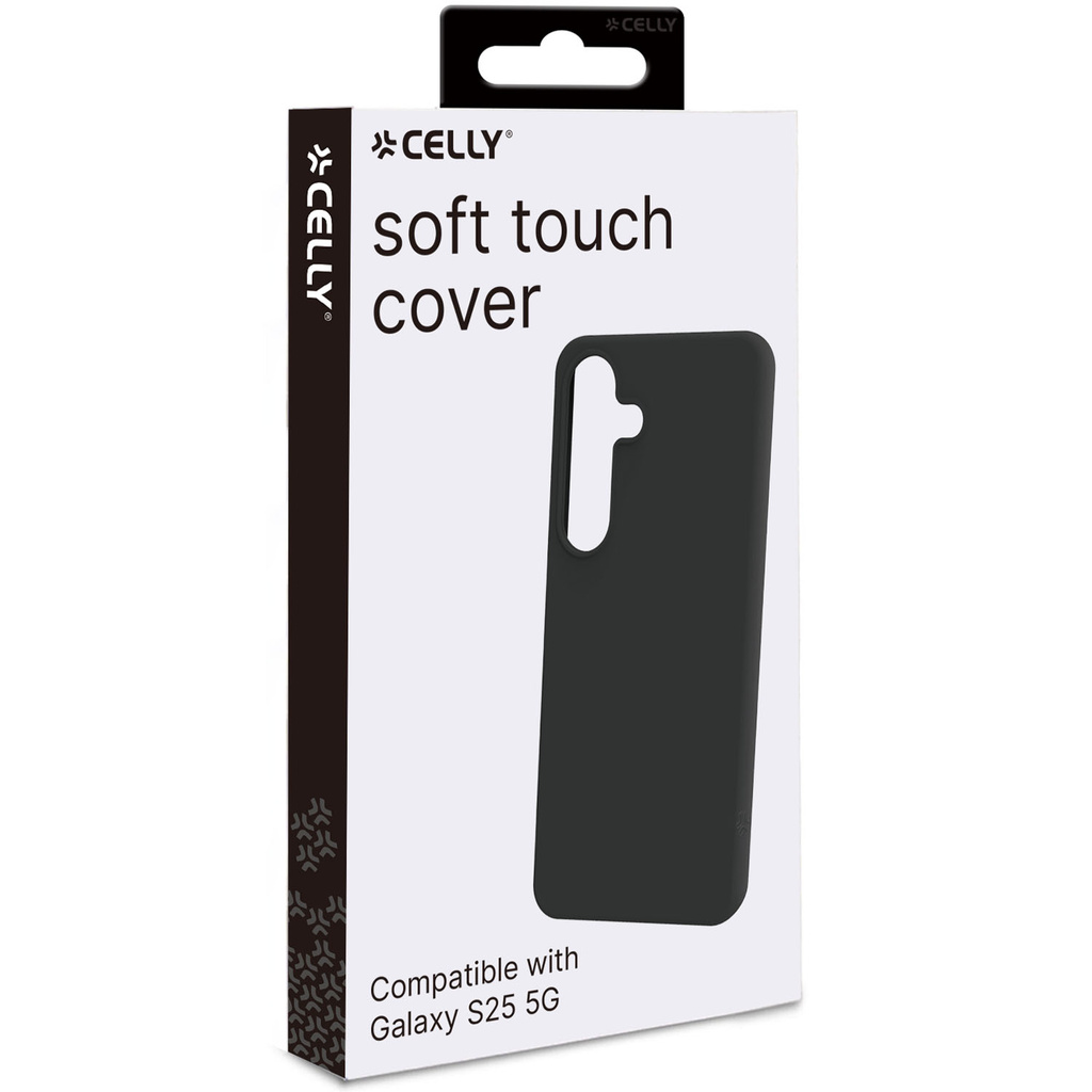 Cromo Soft rubber case Galaxy S25 Svart