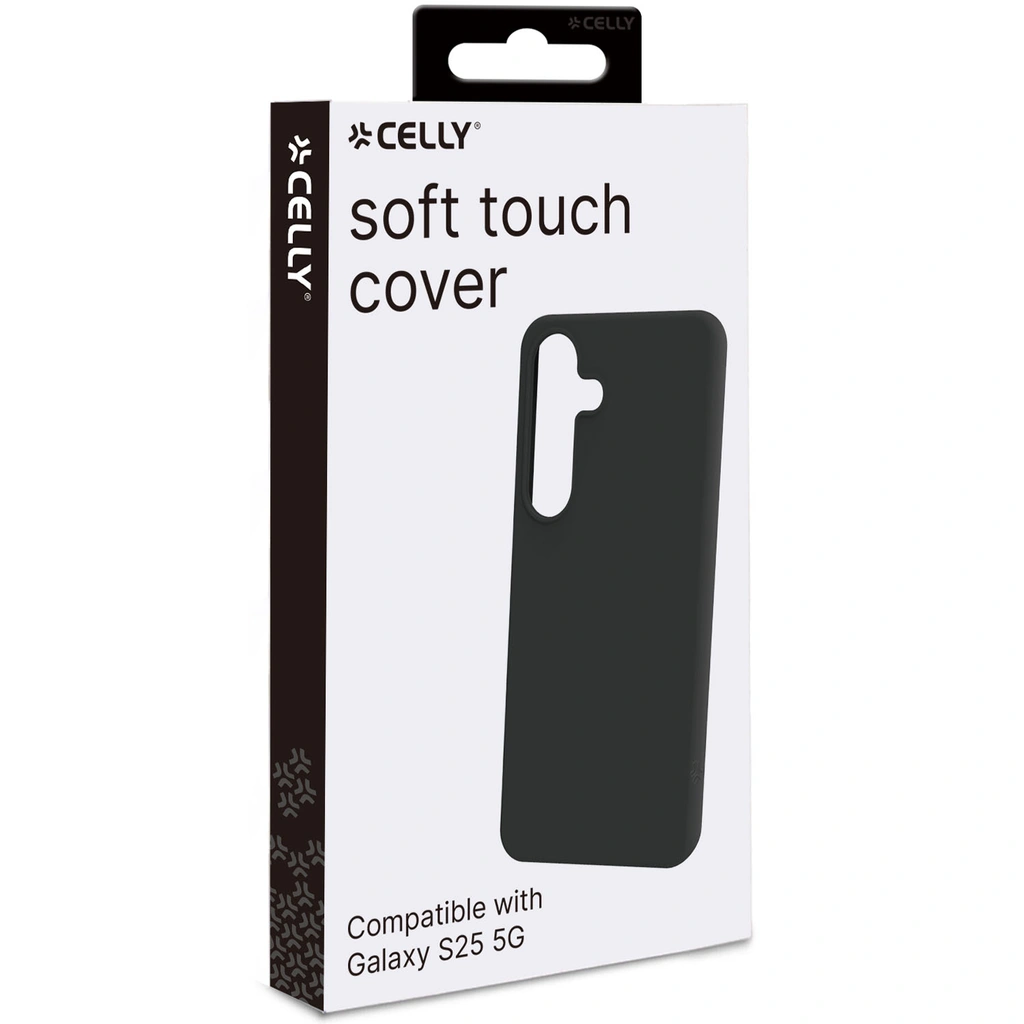 Cromo Soft rubber case Galaxy S25 Svart