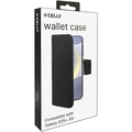 Wally Wallet Case Galaxy S25+ Svart
