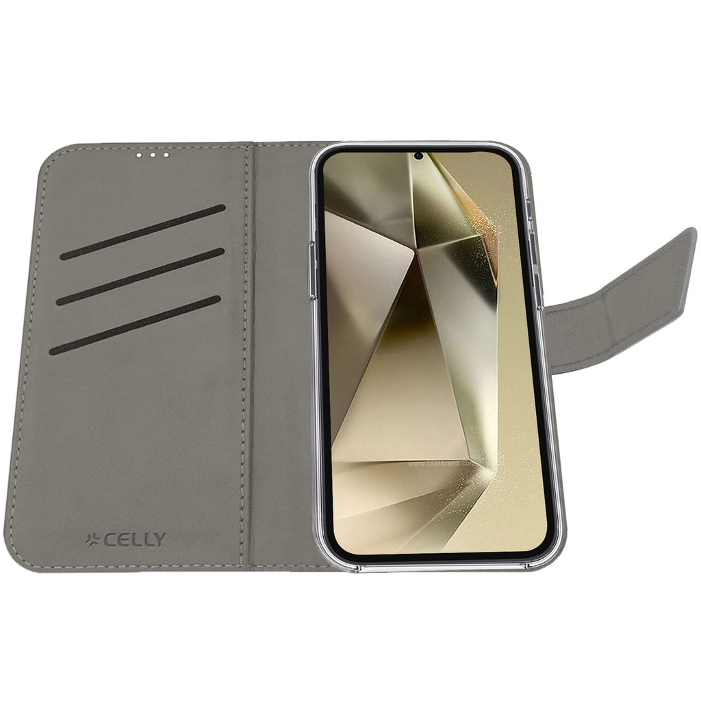 Wally Wallet Case Galaxy S25 Ultra Svart