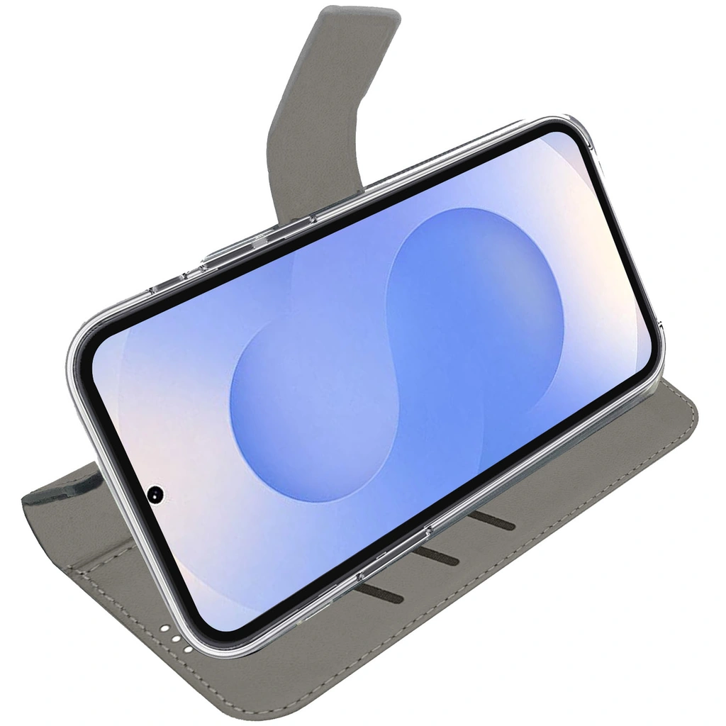 Wally Wallet Case Galaxy S25 FE Svart