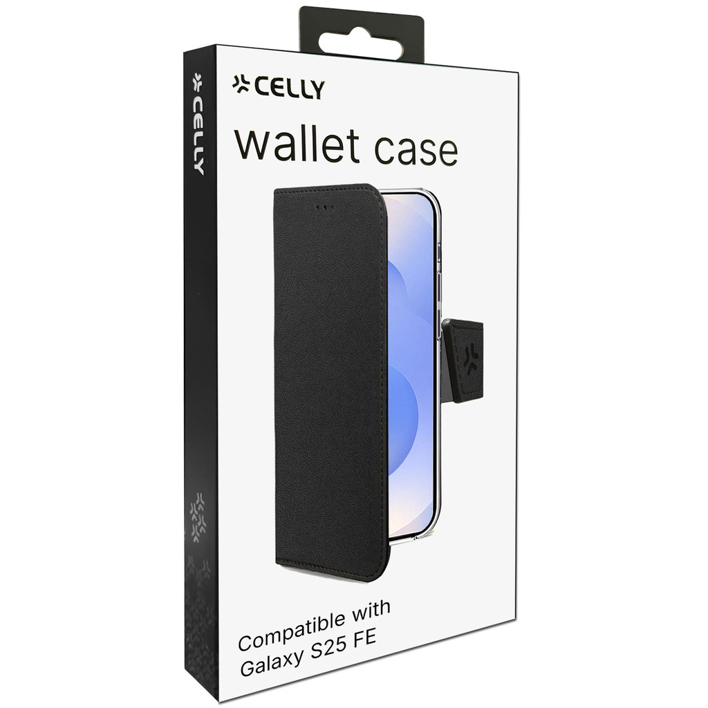 Wally Wallet Case Galaxy S25 FE Black