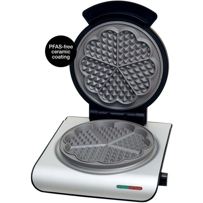 Våffeljärn enkelt 907.2 Keramiskt, Silver