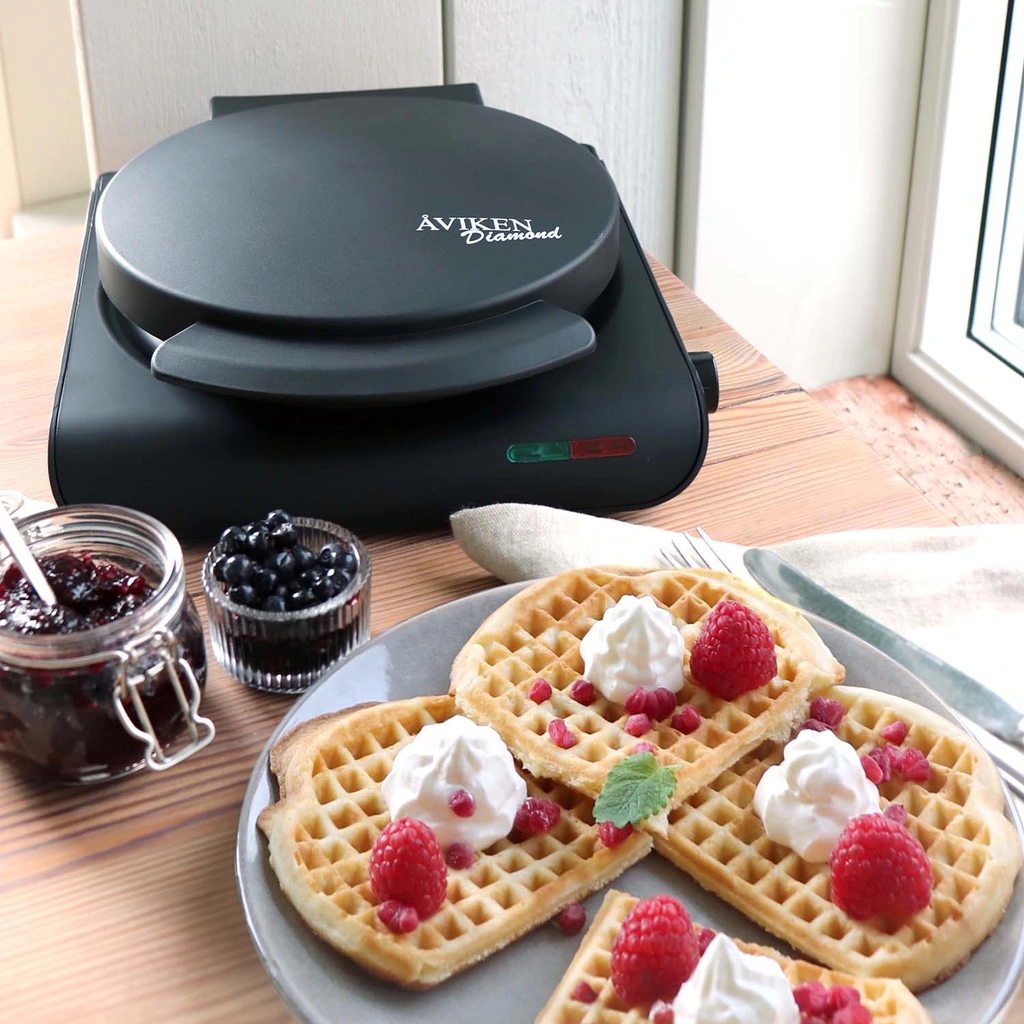 Waffle Iron 907.2 Ceramic, Black