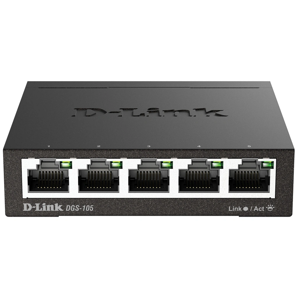 DGS-105 5-port Liten Gigabit-Switch