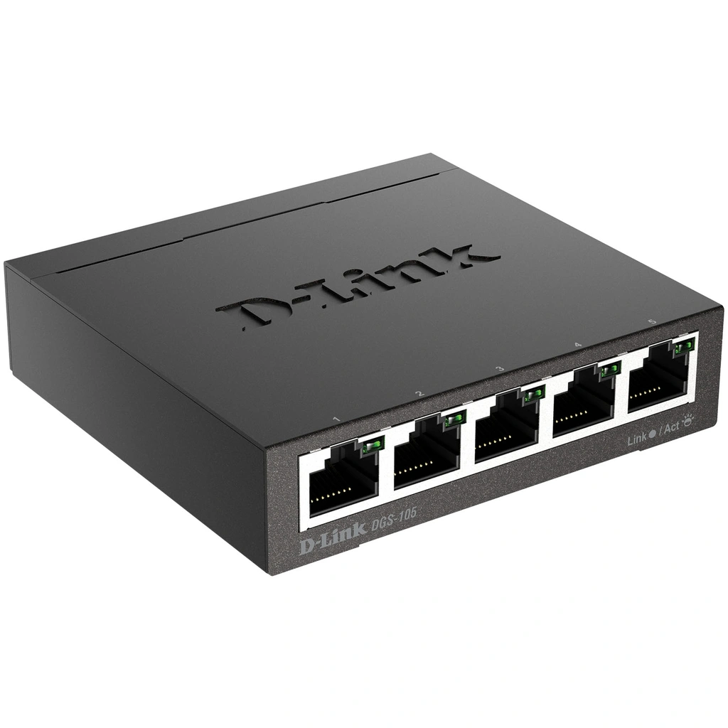 DGS-105 5-port Liten Gigabit-Switch