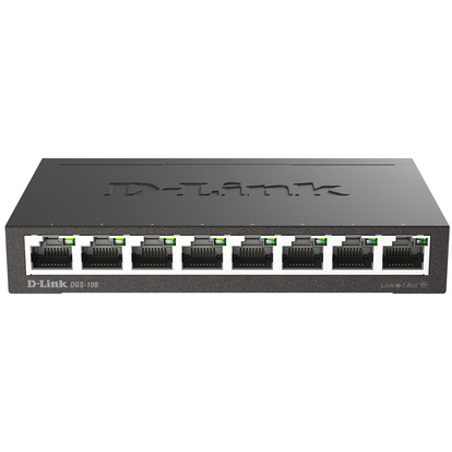 DGS-108 8-port Liten Gigabit-Switch