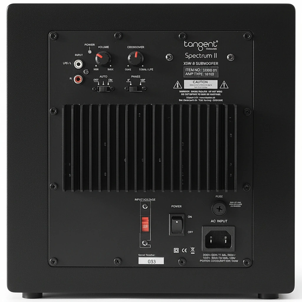 Högtalare Subwoofer Spectrum XSW8 II Svart