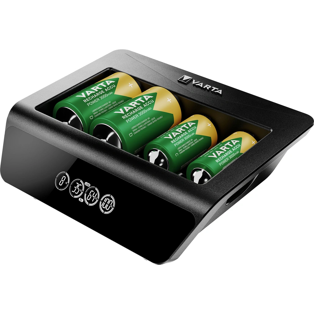 LCD Universal Charger+ AA/AAA/C/D/9V