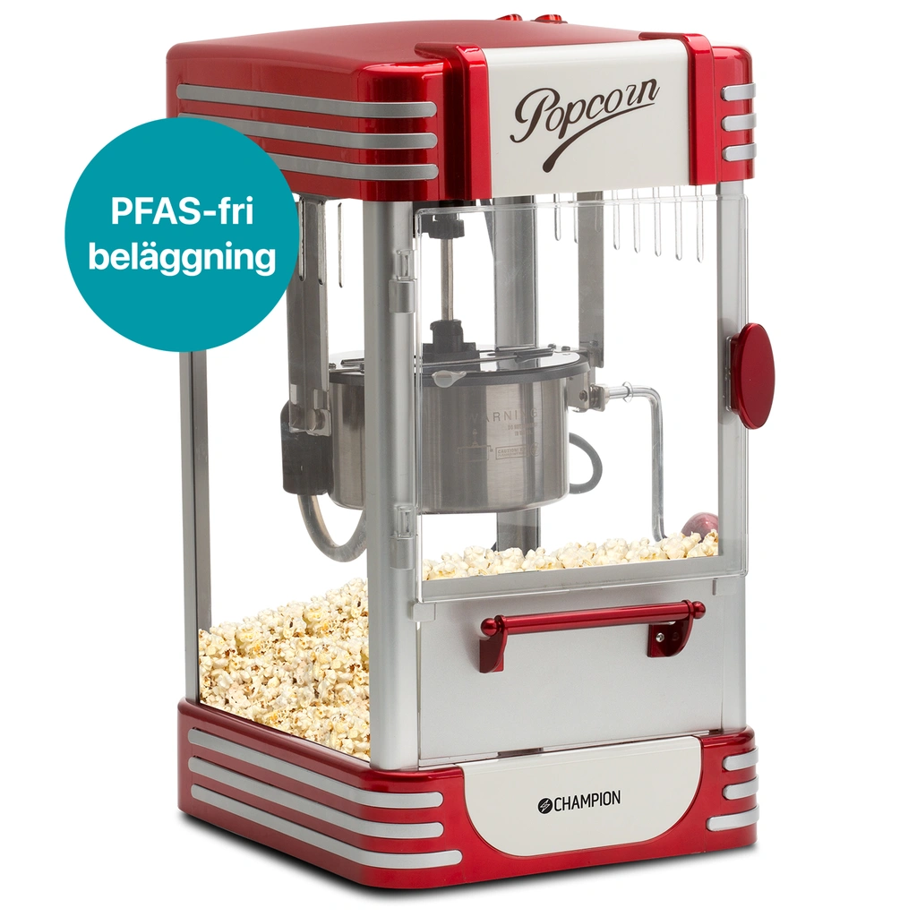 Popcorn Machine Retro XL PCM406 Red Metallic