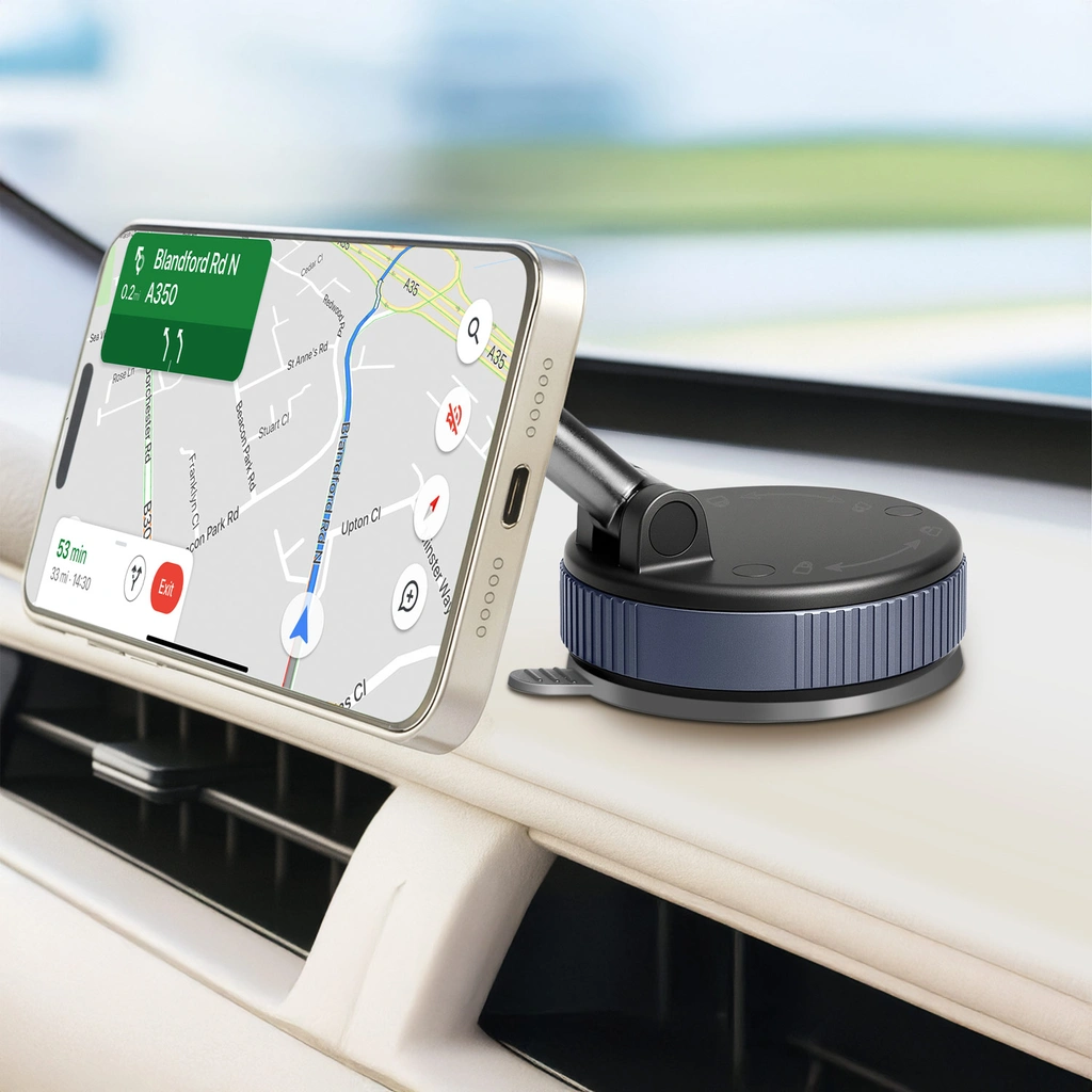 Mobilhållare magnetisk med vakuumfäste