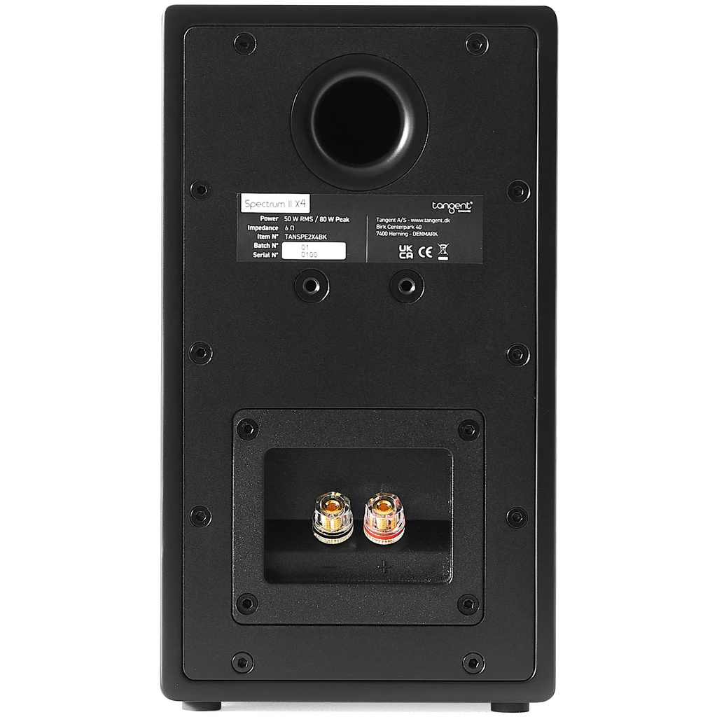 Högtalare 2-vägs Spectrum X4 II Svarta