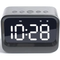 Clock Alarm Bluetooth Speaker Black