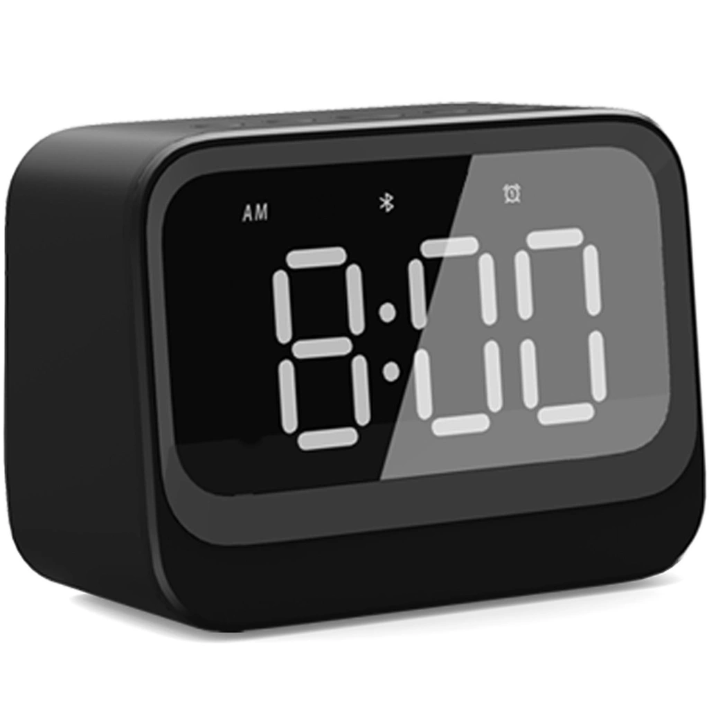 Clock Alarm Bluetooth Speaker Black