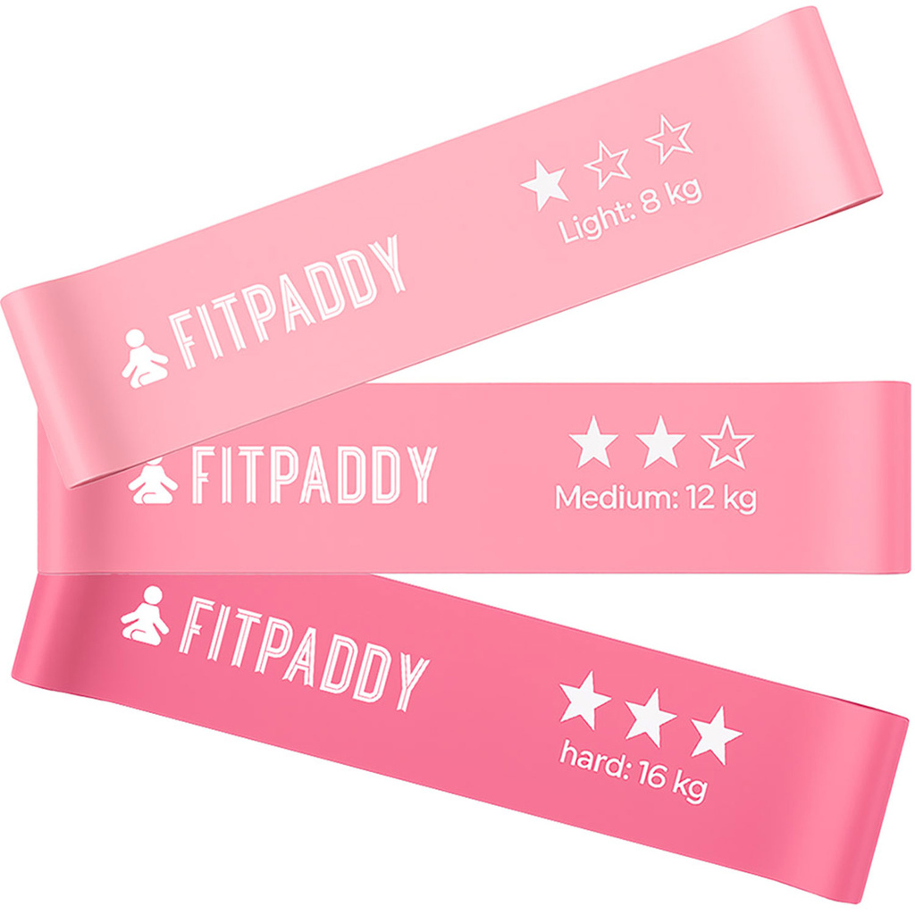 Elastiska Band Plus 3 Styck Pink Edition