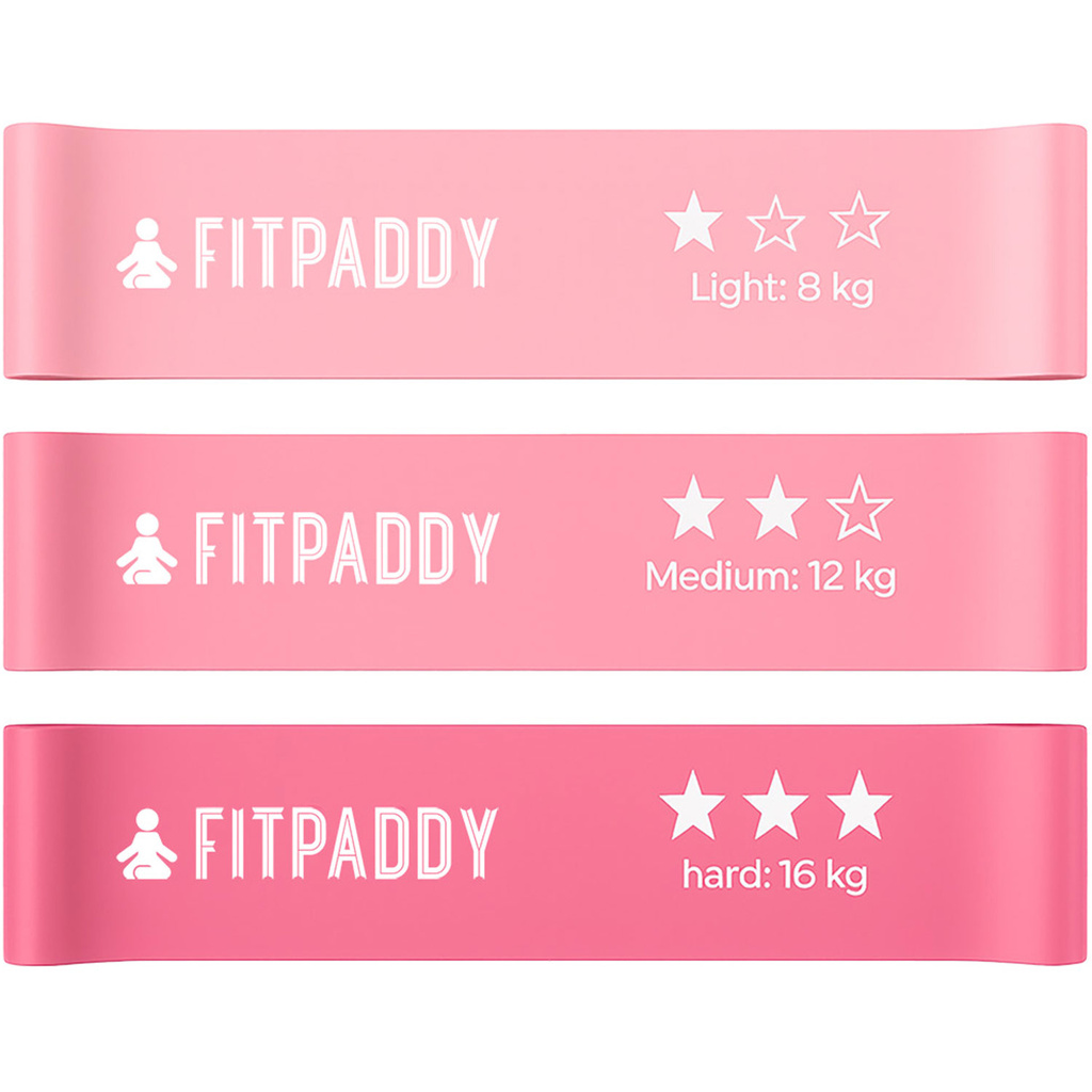 Elastiska Band Plus 3 Styck Pink Edition