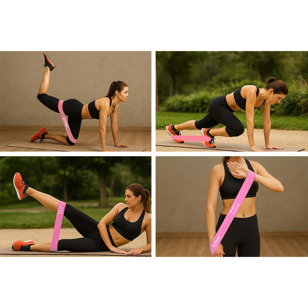 Elastiska Band Plus 3 Styck Pink Edition