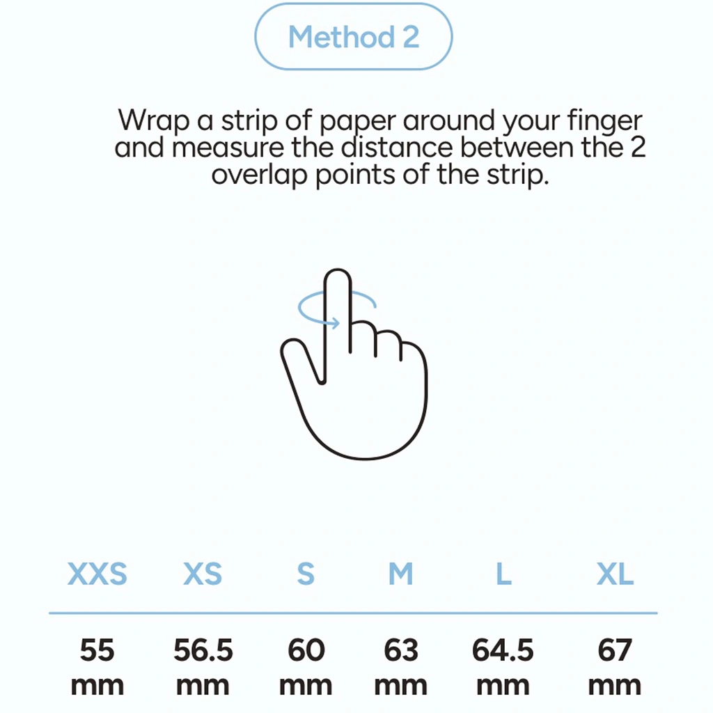 Smart Ring Saturn Svart - XS