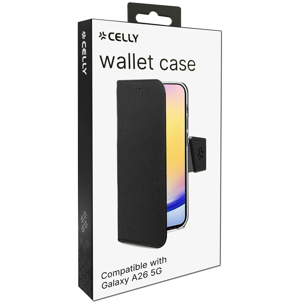Wally Wallet Case A26 5G /A26 5G Enterprise Edt Black