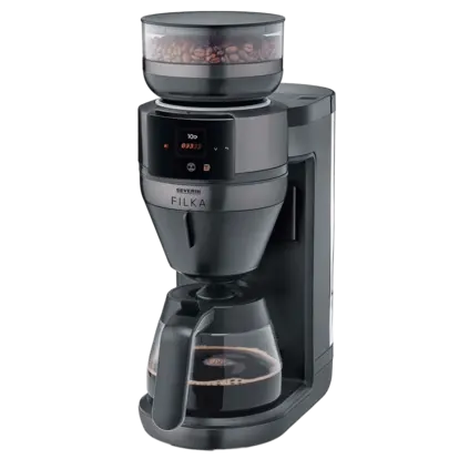 Helautomatisk filterkaffebryggare FILKA 2.0 med glaskanna KA 4854 Dark Inox