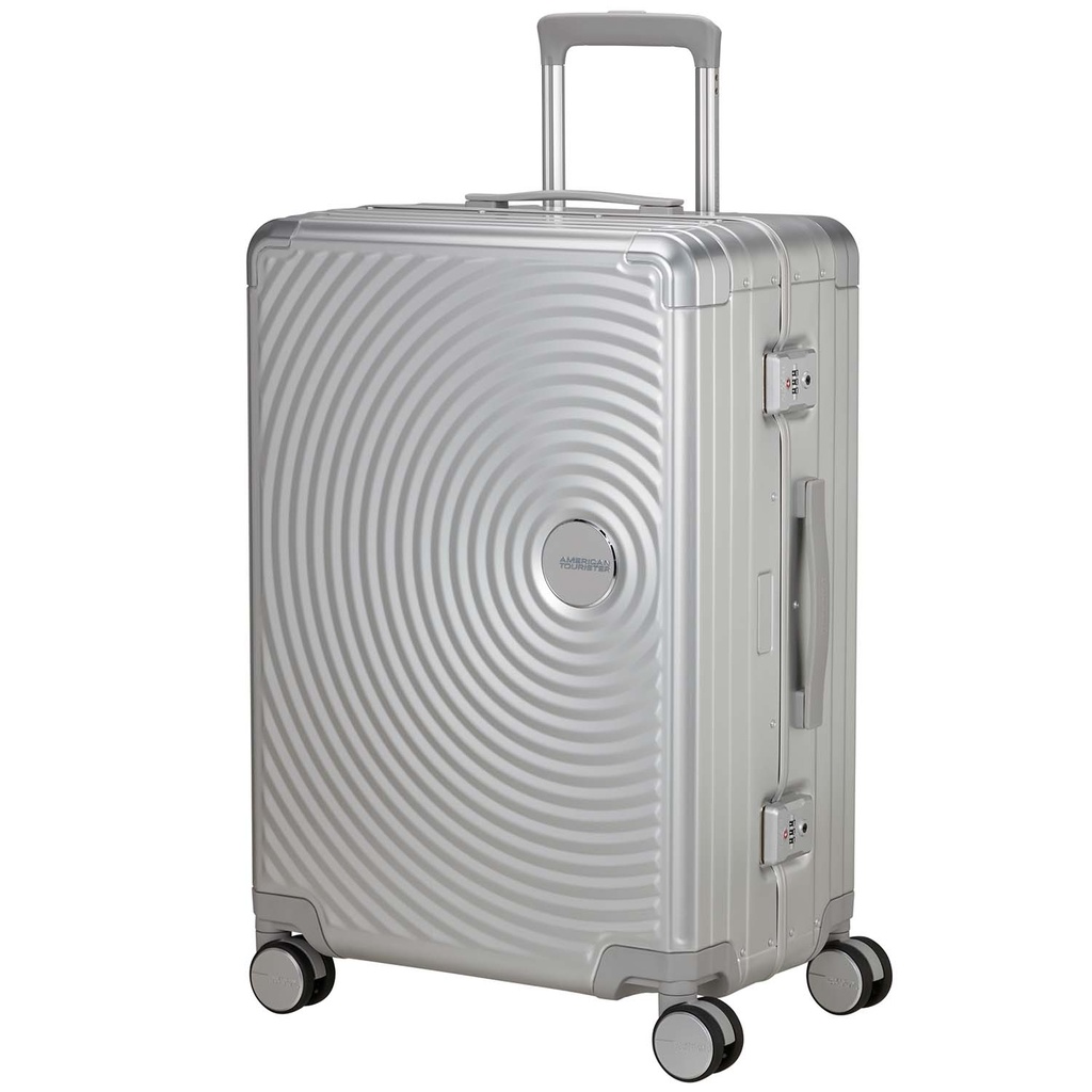 Resväska Soundbox Aluminium 68 Medium Silver
