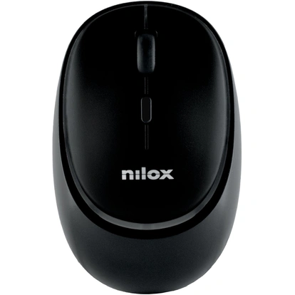 Wireless Mouse Dual Mode (BT + 2.4 GHz) Silent Rechargeable Black