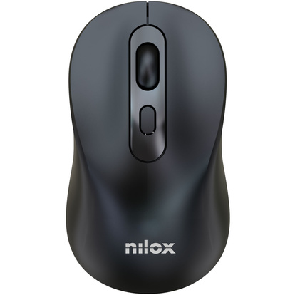 Trådlös mus Dual Mode (BT + 2,4 GHz) Uppladdningsbar Svart