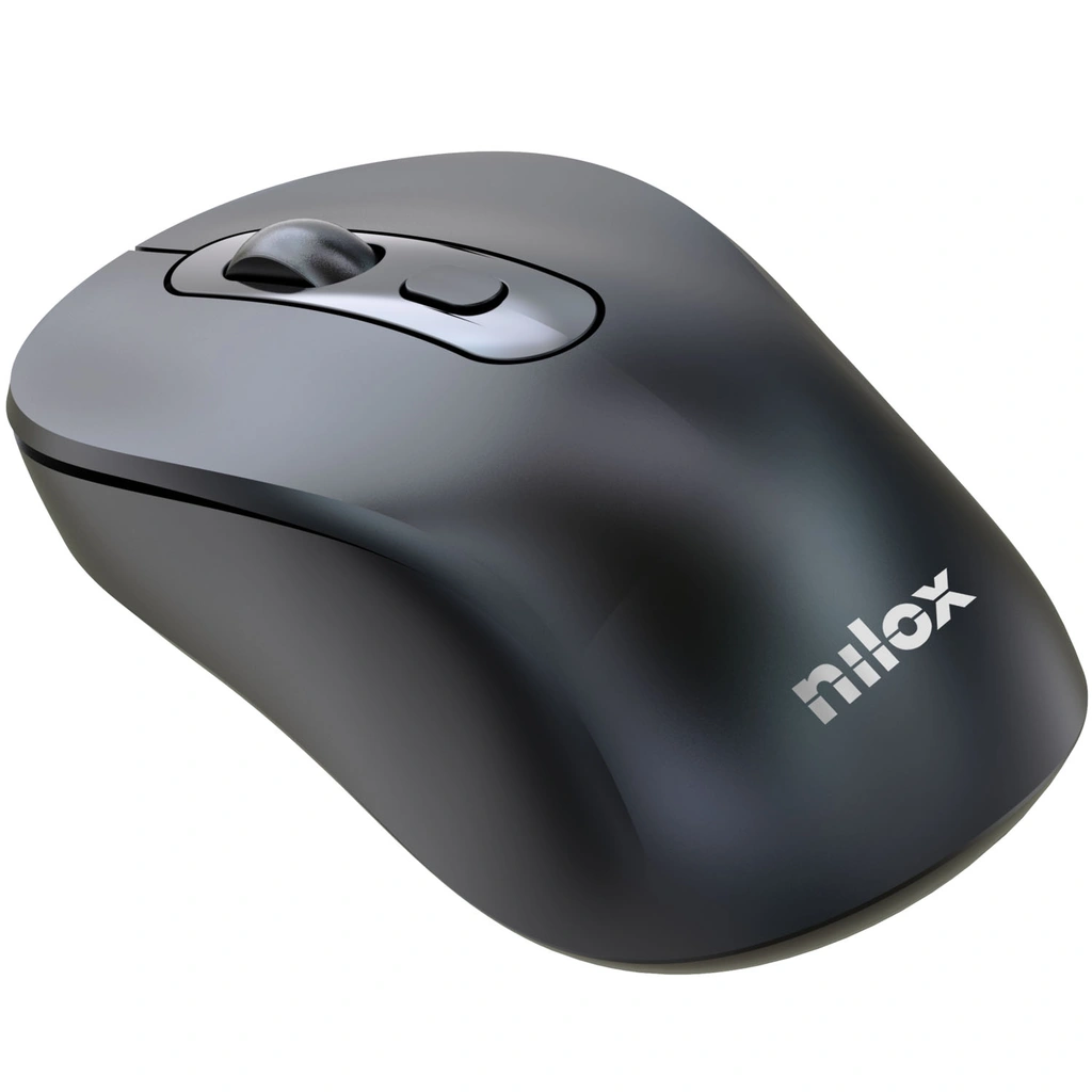 Wireless Mouse Dual Mode (BT + 2.4 GHz) Rechargeable Black