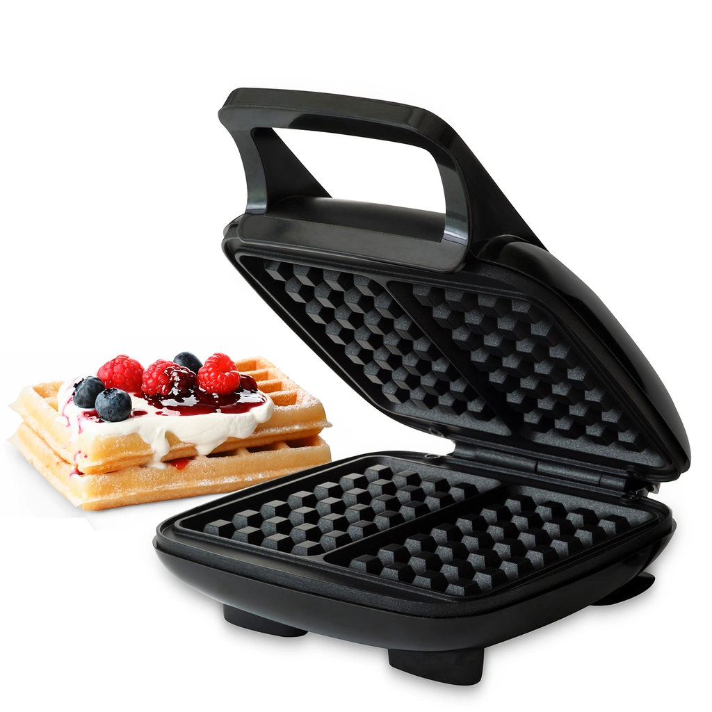 Belgiskt Våffeljärn Health Dubbelt 1000W BW400 Svart