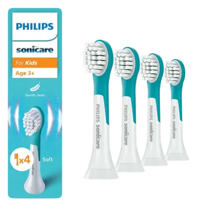 Borsthuvud Sonicare för barn 4st HX6034/90