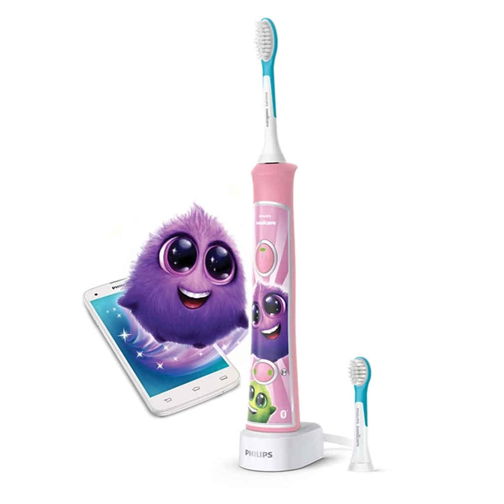 Eltandborste Sonicare för barn bluetooth & Instruktionsapp HX6352/42
