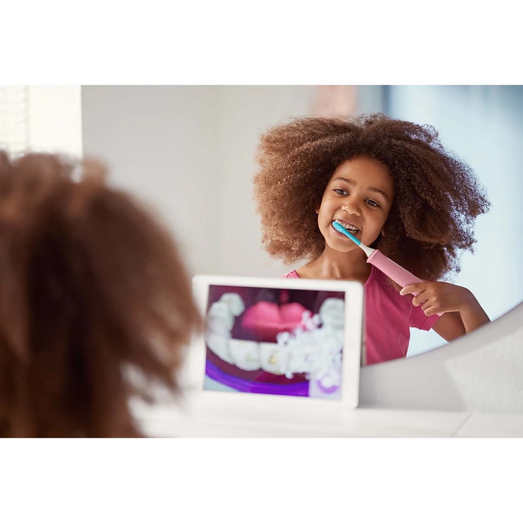 Eltandborste Sonicare för barn bluetooth & Instruktionsapp HX6352/42