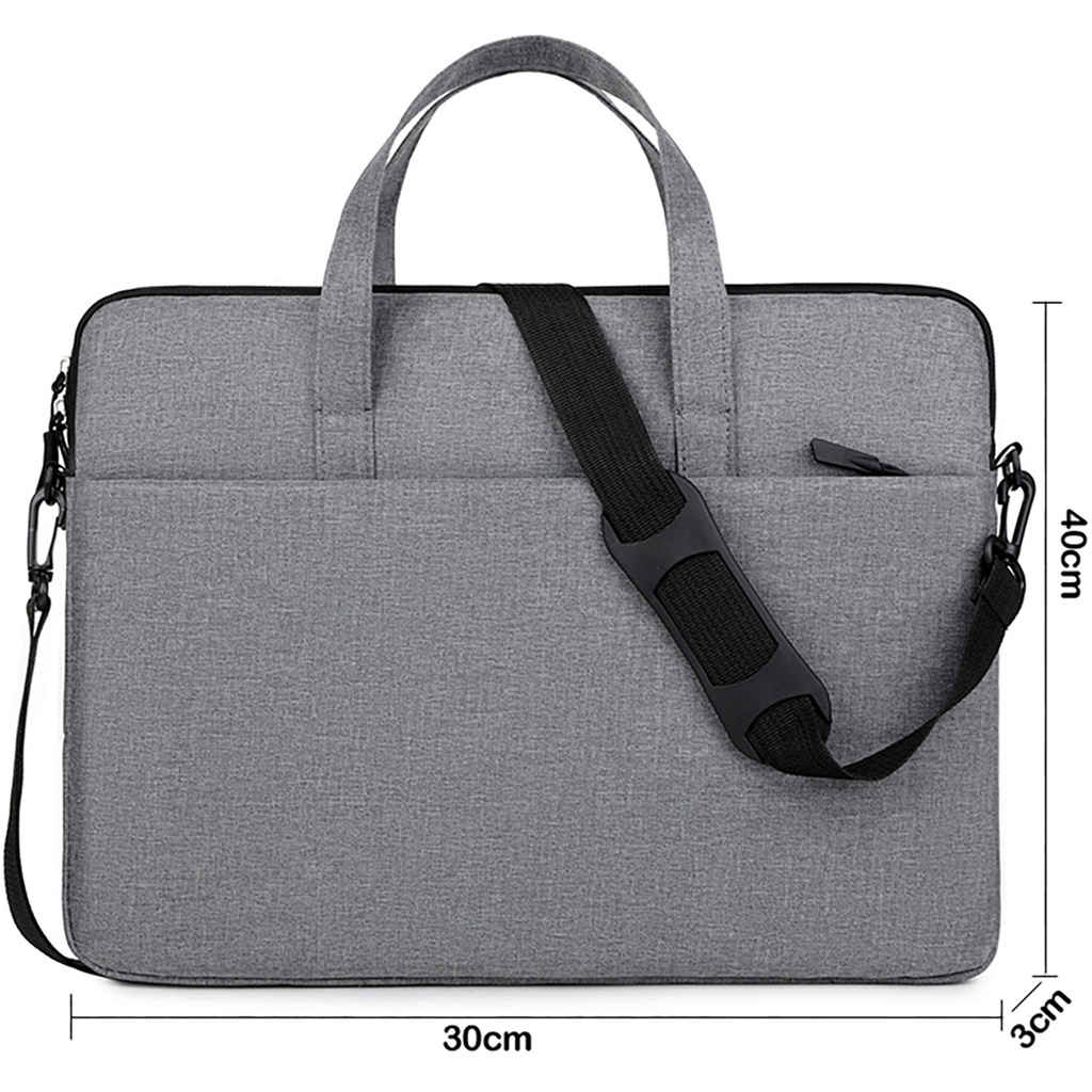 Laptopväska Slim 15,6" Grå