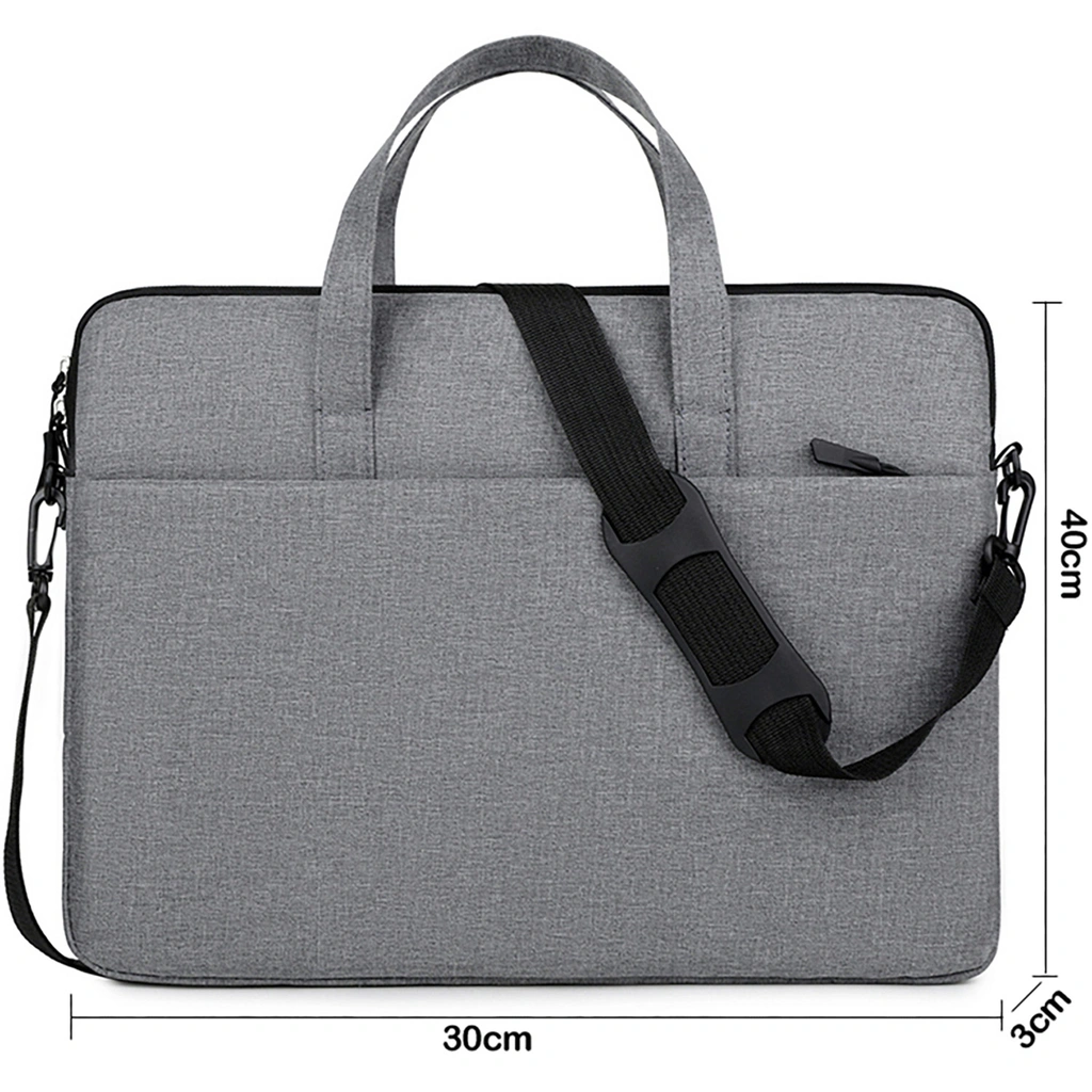 Slim laptop bag 15.6“ Gray