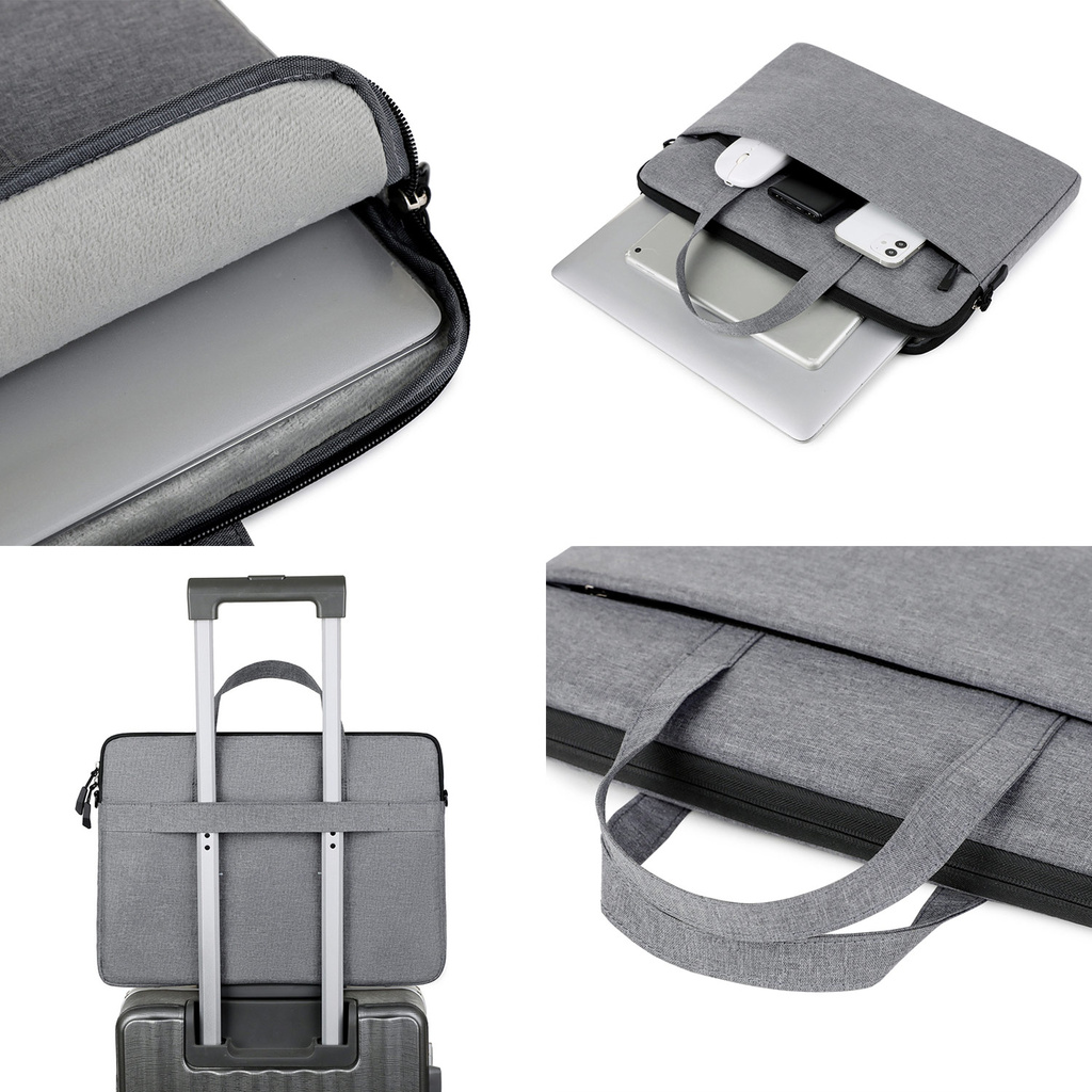 Laptopväska Slim 15,6" Grå